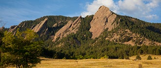 Colorado Flatirons Mountains